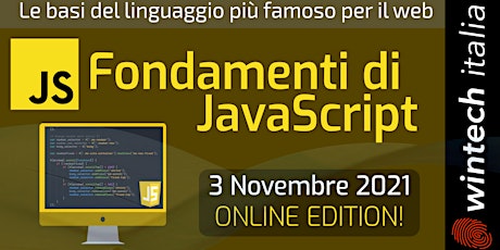 Imagen principal de Fondamenti di JavaScript