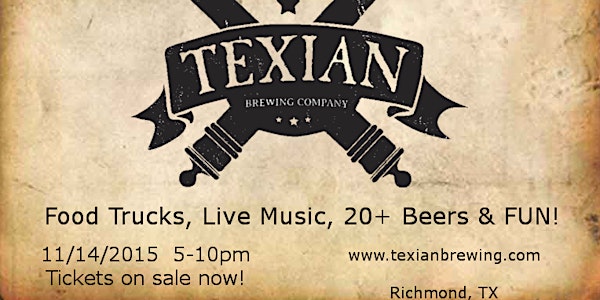 Texian Brewing's 3rd Anniversary Bash!