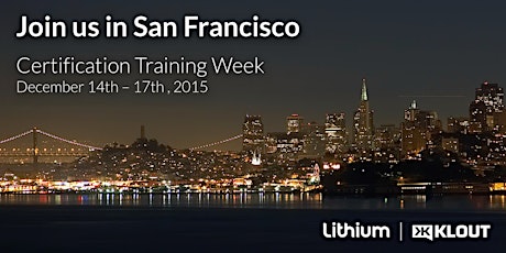 San Francisco Training Week primary image