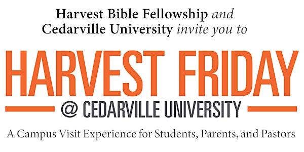 Harvest Friday @ Cedarville University