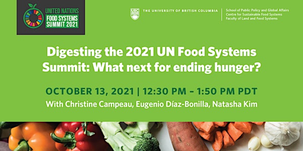 Digesting the 2021 UN Food Systems Summit: What next for ending hunger?