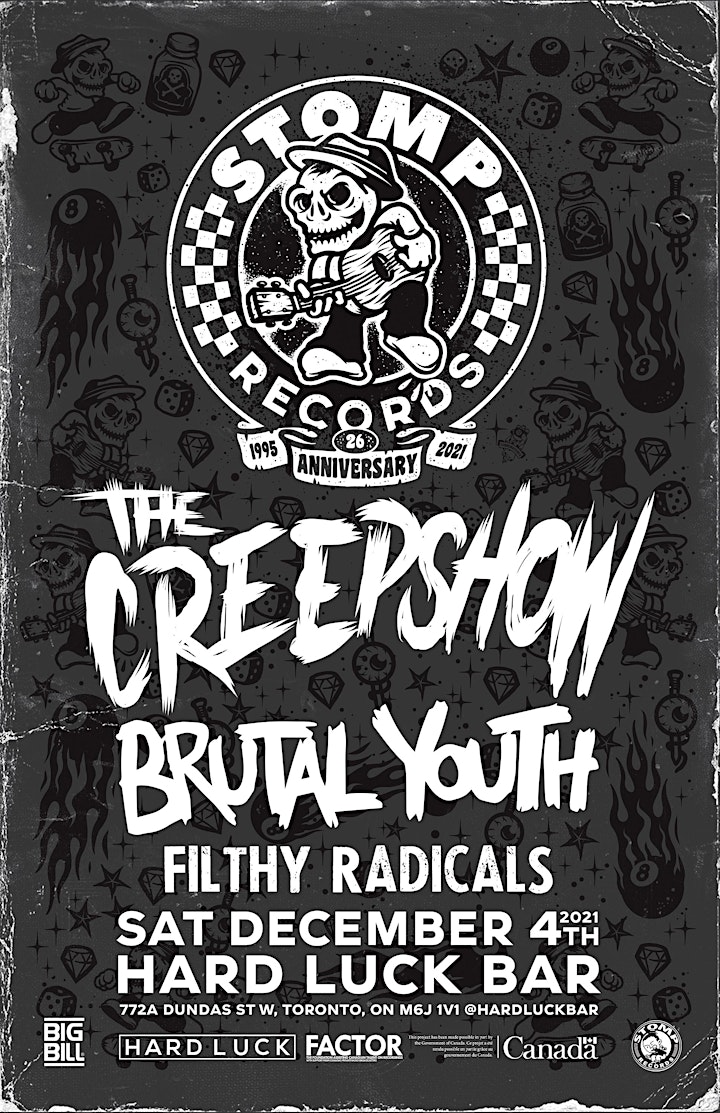 
		Stomp Records Anniversary w Creepshow, Brutal Yout image
