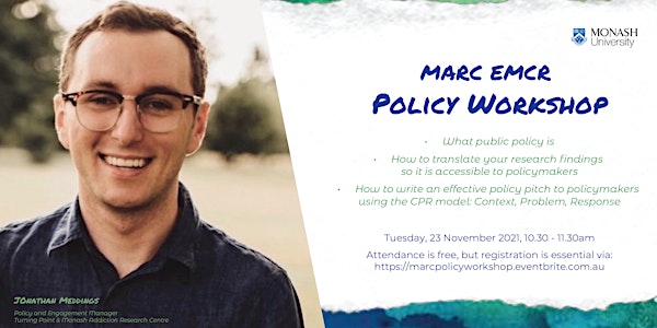 MARC EMCR Policy Workshop