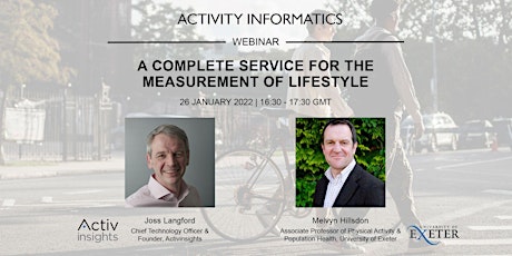 Measuring Lifestyle Behaviours & Health Impacts with Wearable Technology tickets
