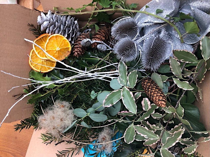 
		Christmas Wreath Making Kit & Tutorial - 3 colour options image
