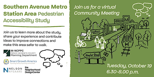 Southern Avenue Metro Station Areas Pedestrian Accessibility Study Meeting