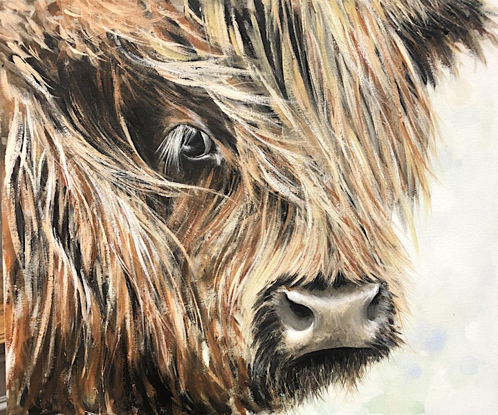 Highland Cow Painting Workshop image