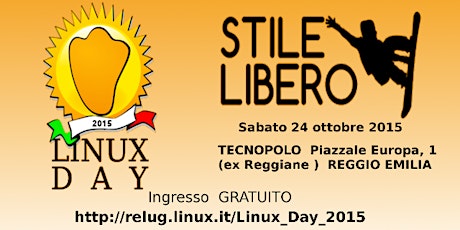 Immagine principale di Linux Day 2015 a Reggio Emilia 