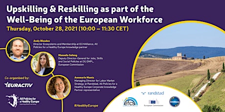 Primaire afbeelding van Upskilling & Reskilling as part of the Well-Being of the European Workforce