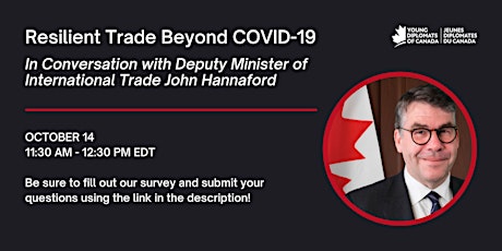 Resilient Trade Beyond COVID-19 : In Conversation with DM John Hannaford primary image