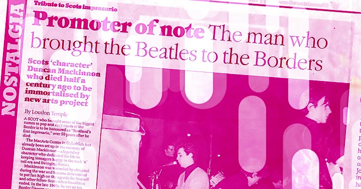 Exhibition - Duncan Mackinnon The man who brought the Beatles to Scotland image