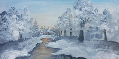 Winter Scenery Painting Party at Twigs in the Spokane Valley primary image