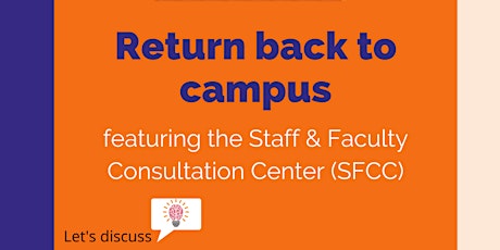 October APACT Talk with SFCC: Return Back to Campus primary image