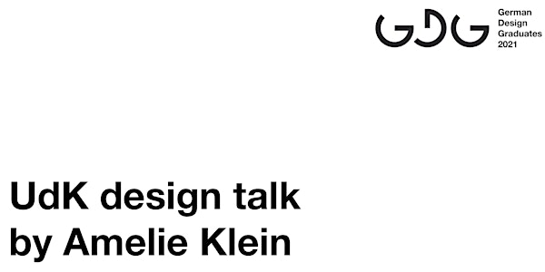 UDK design talk by Amelie Klein