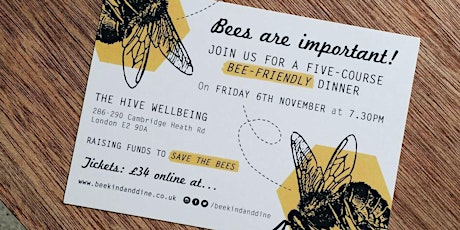 Bee Kind & Dine x The Hive primary image