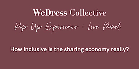 Hauptbild für WeDress Collective Pop Up Panel