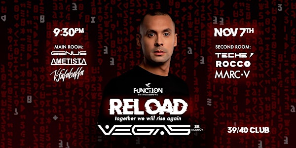 Function RELOAD VEGAS | together we will rise again...