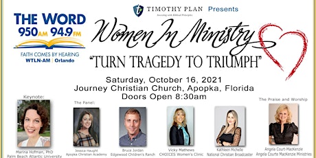 Women In Ministry  Action Conference - "Turn Tragedy To Triumph" primary image