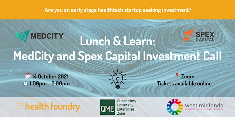 Lunch&Learn: Spex Capital and MedCity Healthtech Investment Call