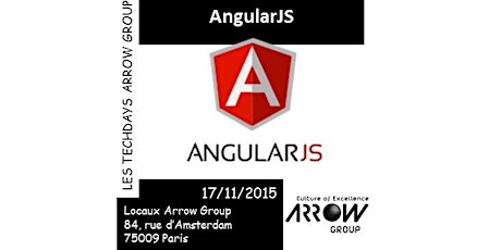 Image principale de Les TechDay Arrow Group sont de retour ! "Le framework AngularJS" mardi 17 novembre 2015 (événement gratuit)