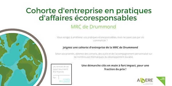 Séance d'information - Cohorte écoresponsable MRC de Drummond