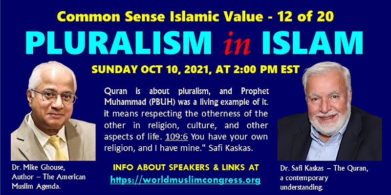 Pluralism – Common Sense Islamic Value