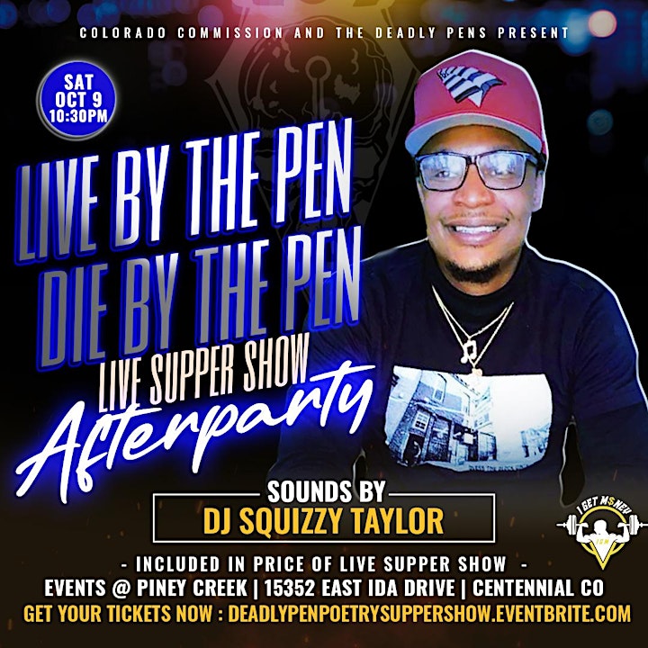 "LIVE BY THE PEN...DIE BY THE PEN" SUPPER SHOW!! AND POETRY RETREAT WEEKEND image