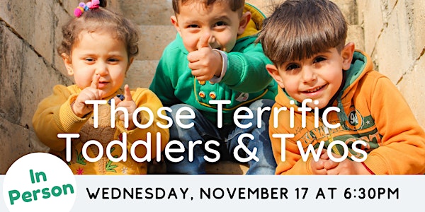 IN PERSON: Those Terrific Toddlers & Twos