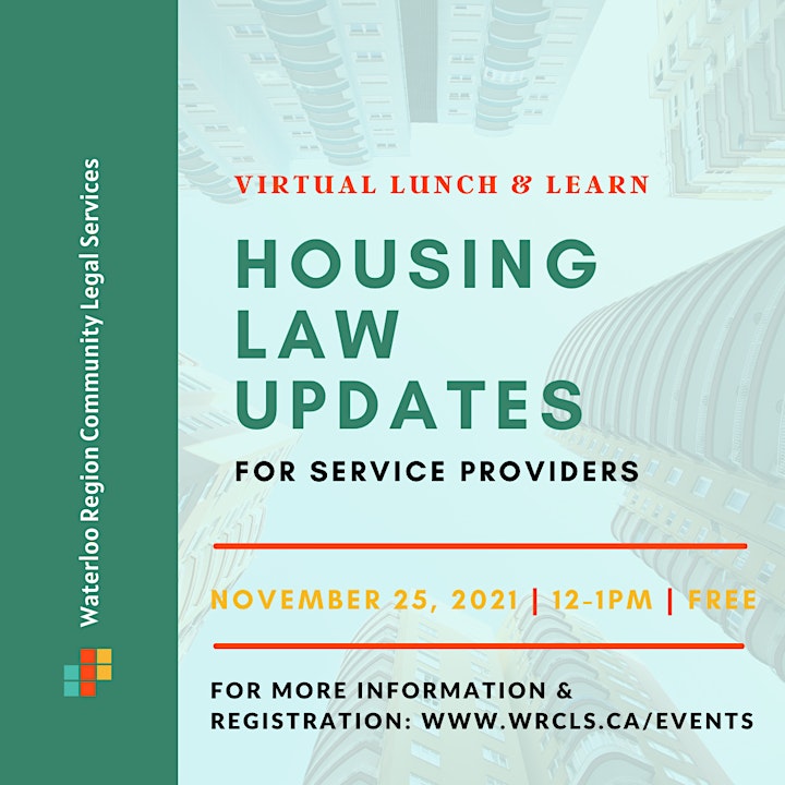 Housing Law Updates Lunch & Learn  - November 2021 image