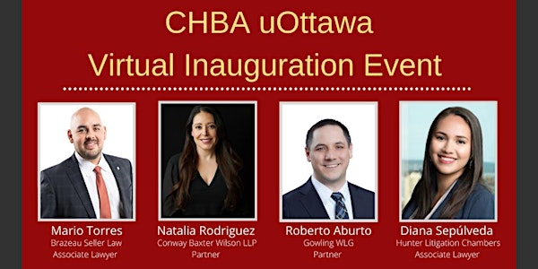 CHBA uOttawa Chapter  - Inauguration Event