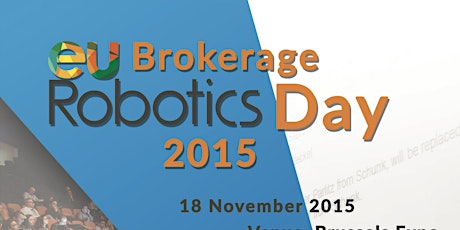 Primaire afbeelding van euRobotics Brokerage Day 2015