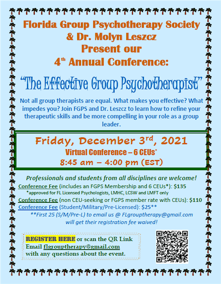 The Effective Group Psychotherapist image