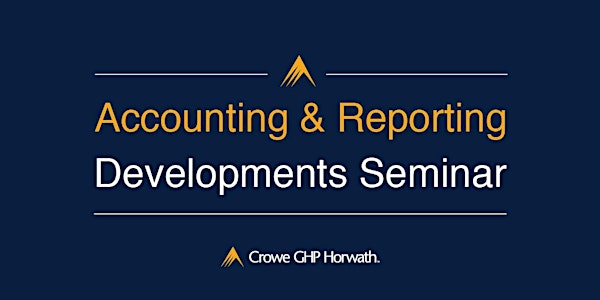 2015 Accounting & Reporting Developments Seminar