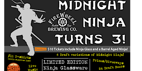 The Midnight Ninja's 3rd Birthday Party! primary image