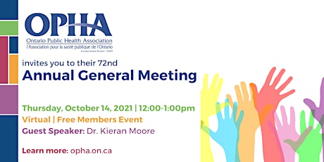 OPHA Annual General Meeting 2021