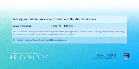 Testing your Minimum Viable Product and Solution Interviews tickets