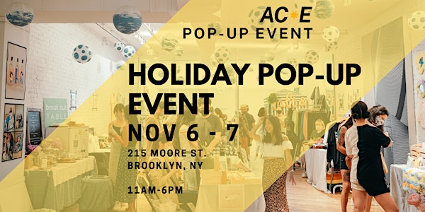 ACE Holiday Pop-Up Event: Home for the Holidays