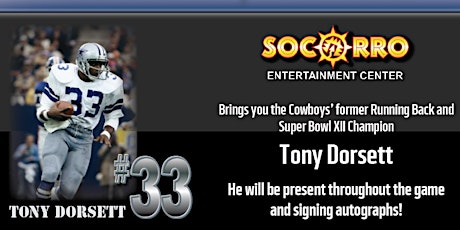 Tailgate Party Cowboys Vs Eagles Special Guest Tony Dorsett primary image