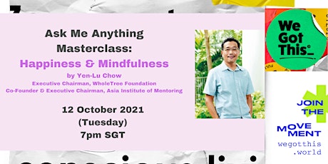 We Got This Masterclass: Happiness & Mindfulness primary image