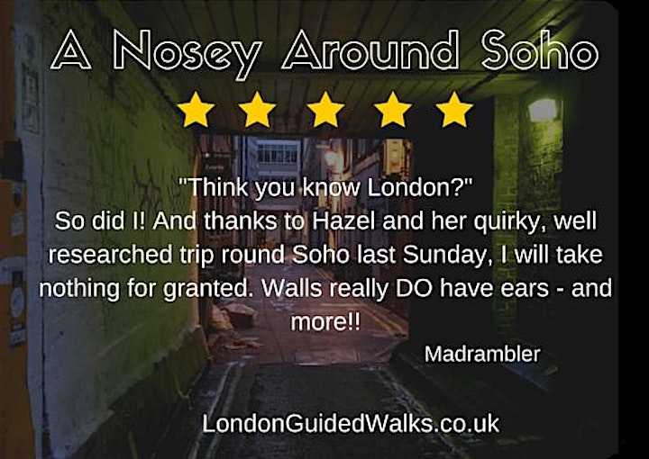 A Nosey Around Soho Walk image