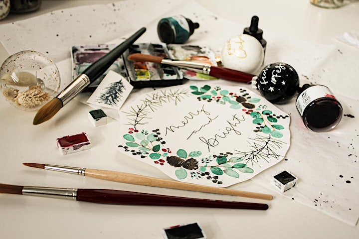 
		Christmas Watercolour & Lettering Workshop: Bild 
