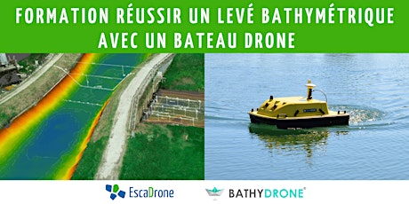 Réussir un levé bathymétrique avec un bateau drone - Formation Escadrone