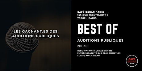 Standup : best of auditions publiques primary image