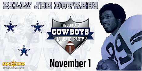 Tailgate Party Cowboys Vs Seahawks Special Guest Billy Joe DuPree primary image