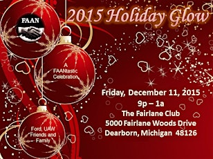 Ford African Ancestry Network 2015 Holiday Glow - Tickets can be purchased at the door. primary image