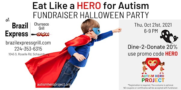The Autism Hero Project Fundraiser Halloween Party 2021