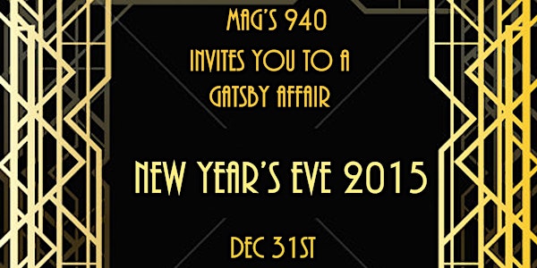 A Gatsby Affair:  New Year's Eve 2015