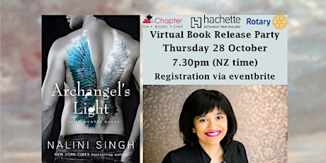 ARCHANGEL'S LIGHT Virtual Book Release Party With Nalini Singh primary image