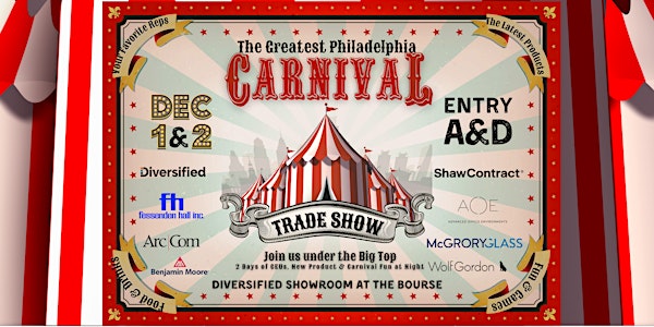 Carnival & Trade Show for the Philadelphia A&D Community