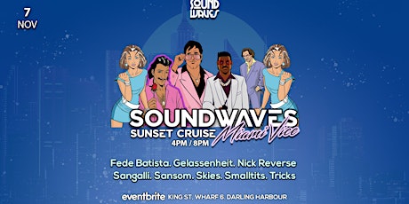 SoundWaves Boat Party XVIII - Miami Vice primary image